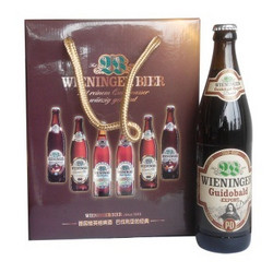 WIENINGER 维英格 微醺黑啤酒（500ml*6瓶，礼盒装）