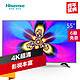 Hisense 海信 LED55EC520UA 55英寸 14核 4K液晶电视 黑色