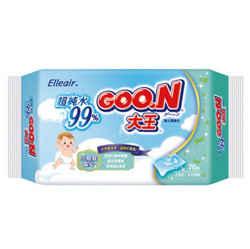 GOO.N 大王 婴儿柔湿巾 70片*2包