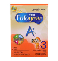 MeadJohnson Nutrition 美赞臣 安儿宝A+ 幼儿配方奶粉 3段 200g