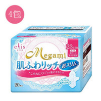 GOO.N 大王 Elis Megami 超薄棉柔日用护翼卫生巾 23cm*20枚*4包