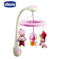 chicco 智高 C00071497000000 粉色小兔床铃