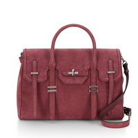 REBECCA MINKOFF Jules Satchel 女款真皮手提包
