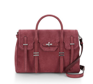 REBECCA MINKOFF Jules Satchel 女款真皮手提包