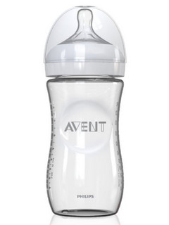 AVENT 新安怡 宽口径自然原玻璃奶瓶 240ml