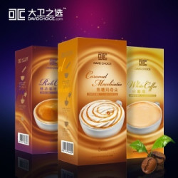 DAVIDCHOICE 大卫之选 白咖啡 三合一速溶咖啡 组合大包装