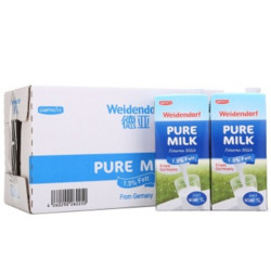 Weidendorf 德亚 低脂牛奶（1L*12盒）*2箱