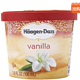 限华中：Häagen·Dazs 哈根达斯 香草冰淇淋迷你杯  106ml 盒装