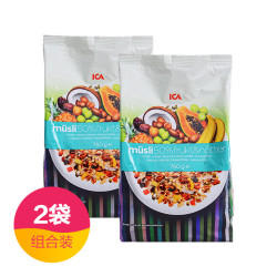 ICA 50%水果坚果燕麦片 750g*2