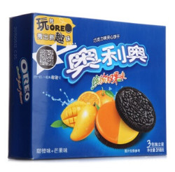 OREO 奥利奥 多口味 巧轻脆薄片/缤纷双果 夹心饼干 318g*7盒