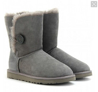 限尺码：UGG australia Bailey Button 纽扣中筒雪地靴*2双