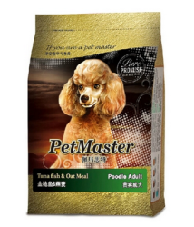 PetMaster  贵宾成犬粮3kg*2包+爱丽思 牛肉狗罐头100g*6罐 
