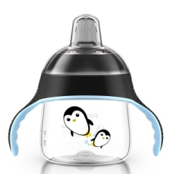 AVENT 新安怡 SCF751/18 卡通企鹅杯200毫升（黑色）