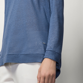 Massimo Dutti 06820550920 女款亚麻基本款T恤