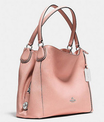 COACH 蔻驰 Refined Pebbled Leather Edie 女士单肩包