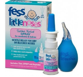 fess little nose 婴幼儿盐水通鼻喷雾剂 15ml+吸鼻器