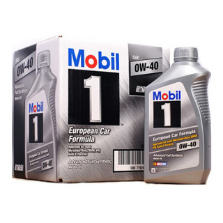 Mobil 美孚 1号系列 0W-40 SN级 全合成机油 946ml 美版