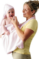 Clevamama 可俐妈妈 斗篷式婴儿浴巾 粉色 