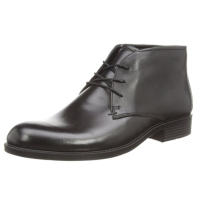 限44码：ecco 爱步 Harold Plain Toe 男款休闲皮鞋