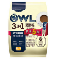 OWL 猫头鹰 3合1特浓咖啡 800g*3大包