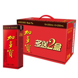 JDB 加多宝 凉茶 250ml*16盒*4箱
