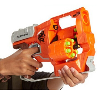 Nerf Zombie Strike 僵尸来袭系列 B0562 FlipFury Blaster 双轮发射器