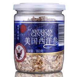 北京同仁堂 总统牌 西洋参 碎片 80克/瓶