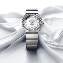 OMEGA 欧米茄 Constellation 星座系列 123.15.24.60.52.001 女款镶钻时装腕表