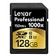 Lexar 雷克沙 Professional 128GB UHS-II/U3 1000x SDXC 存储卡