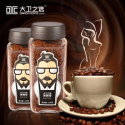 DAVIDCHOICE 大卫之选 无糖黑速溶咖啡 100g