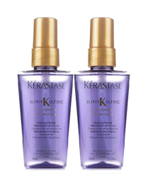 KÉRASTASE 卡诗 双重菁纯玫瑰油 50ml*2瓶 + 便携装洗发水 10ml*5袋