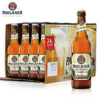 限华东：PAULANER 柏龙 慕尼黑酵母型 小麦啤酒 330ml*24瓶*2箱