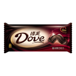 Dove 德芙 香浓黑巧克力 150g/块