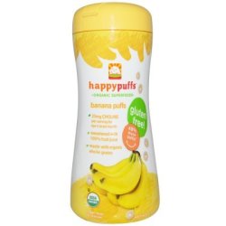 HAPPYBABY 禧贝 有机全麦水果泡芙 香蕉味 60g
