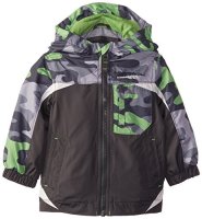 12个月尺码：London Fog 伦敦雾 Camo Yoke 男童连帽外套