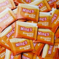 移动端：Mings 铭氏咖啡 黄糖包赤砂糖100包简装 500g