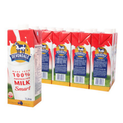 Devondale 德运 高钙低脂牛奶 调制乳 1L*10 