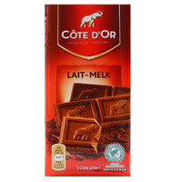COTE D'OR 克特多金象 牛奶巧克力 100g *8排*2