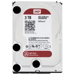 WD 西部数据 WD30EFRX 3TB SATA3 红盘 NAS专用硬盘