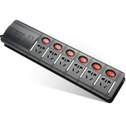 TOP 突破 TZ-C0726K6-30 6位增强型防雷防电涌 插线板（3米）