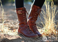 限6M码：Timberland 添柏岚 Savin Hill Mid Lace Boot 女款中筒靴