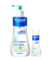 mustela 妙思乐 贝贝洗发沐浴露 500ml + Mustela 妙思乐 贝贝滋养润肤露 50mL