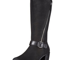 ecco 爱步 Touch 55 Tall Buckle Footwear 女款真皮长靴