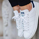 大码福利：adidas 阿迪达斯 Originals Stan Smith 女士复刻网球鞋