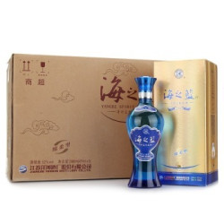 洋河蓝色 经典海之蓝 52度 整箱装 480ml*6瓶