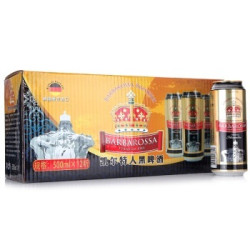 BARBAROSSA 凯尔特人 黑啤酒礼盒装 500ml*12