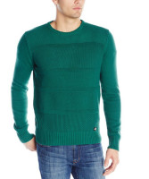 凑单品：Dickies Texture-Stripe 男士圆领纯棉毛衣
