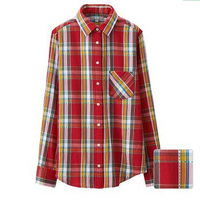 UNIQLO 优衣库 女士法兰绒格子衬衫 161549