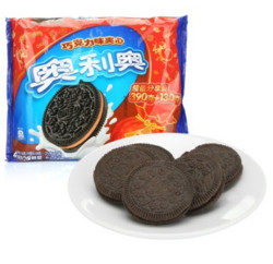 OREO 奥利奥 巧克力味夹心 饼干 390g+130g