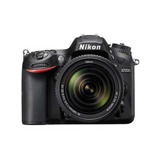 Nikon 尼康 D7200 APS-C画幅 数码单反相机 黑色 单机身